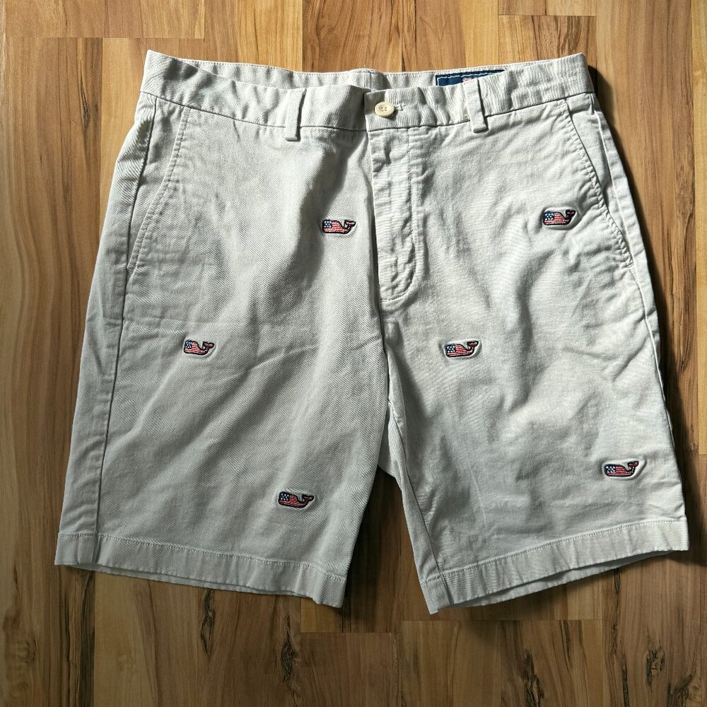 Men's Vineyard Vines Patriotic Shorts, Size 33, EUC